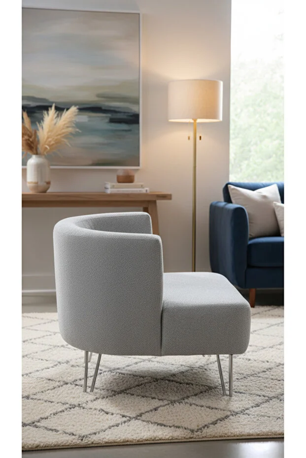 Elegance 2'li Çay Seti Berjer Ve Puf Takımı 2